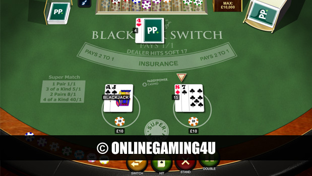 What are the odds on blackjack switch