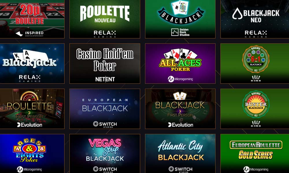 21 Casino Table Games Preview