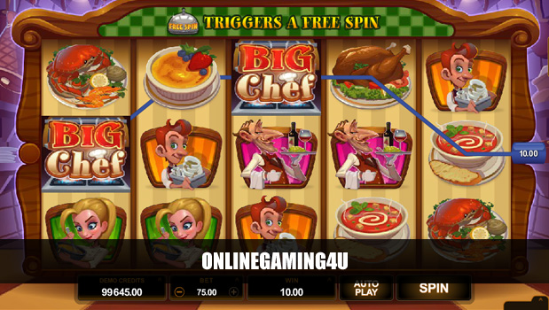 Watch the moment player wins over £380 on Big Chef slots