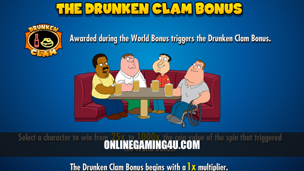 Drunken Clam Bonus