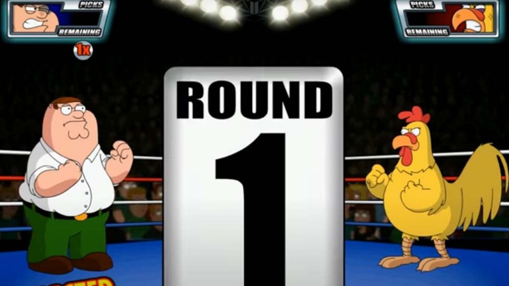 Family Guy Slot Chicken Fight Bonus + Big Win