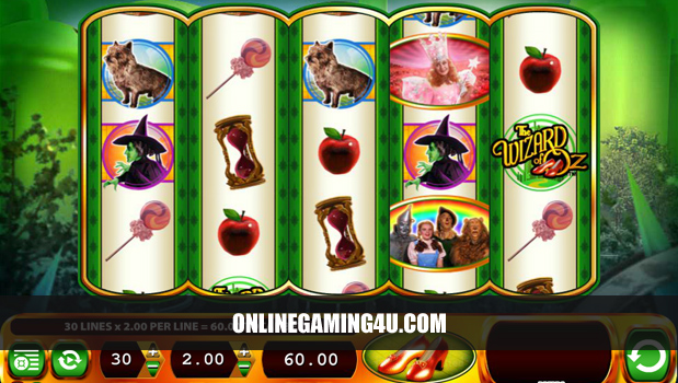 Watch over £120 won on Ruby Slippers slots