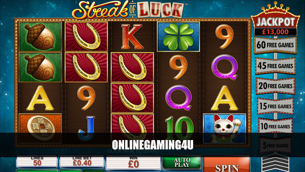 Streak Of Luck Slot Game Preview